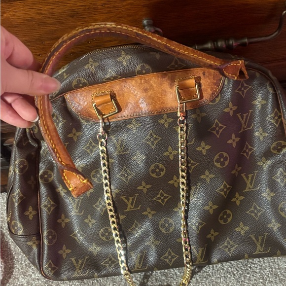 Auth Louis Vuitton Deauville monogram hand bag Firm price - Picture 4 of 16